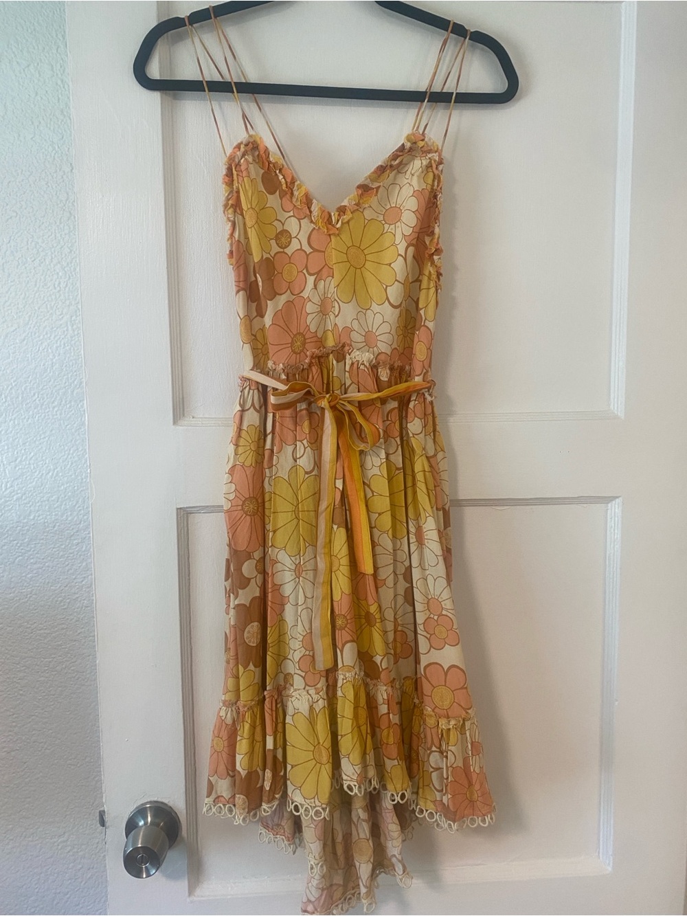 Chelsea and Violet Chiquita Floral Crochet Mini Dress